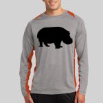 Long Sleeve Heather Colorblock Contender ™ Tee Thumbnail