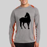 Long Sleeve Heather Colorblock Contender ™ Tee Thumbnail