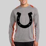 Long Sleeve Heather Colorblock Contender ™ Tee Thumbnail