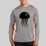 Long Sleeve Heather Colorblock Contender ™ Tee Thumbnail