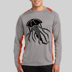 Long Sleeve Heather Colorblock Contender ™ Tee Thumbnail