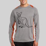 Long Sleeve Heather Colorblock Contender ™ Tee Thumbnail