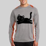 Long Sleeve Heather Colorblock Contender ™ Tee Thumbnail