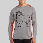 Long Sleeve Heather Colorblock Contender ™ Tee Thumbnail