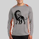 Long Sleeve Heather Colorblock Contender ™ Tee Thumbnail