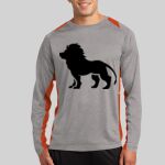 Long Sleeve Heather Colorblock Contender ™ Tee Thumbnail