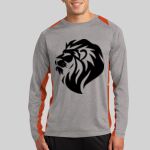 Long Sleeve Heather Colorblock Contender ™ Tee Thumbnail