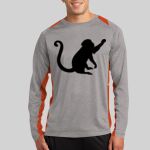 Long Sleeve Heather Colorblock Contender ™ Tee Thumbnail