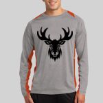 Long Sleeve Heather Colorblock Contender ™ Tee Thumbnail