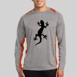 Long Sleeve Heather Colorblock Contender ™ Tee Thumbnail