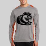 Long Sleeve Heather Colorblock Contender ™ Tee Thumbnail