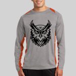 Long Sleeve Heather Colorblock Contender ™ Tee Thumbnail