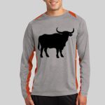 Long Sleeve Heather Colorblock Contender ™ Tee Thumbnail