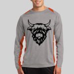 Long Sleeve Heather Colorblock Contender ™ Tee Thumbnail