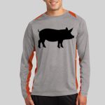 Long Sleeve Heather Colorblock Contender ™ Tee Thumbnail