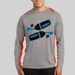 Long Sleeve Heather Colorblock Contender ™ Tee Thumbnail