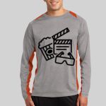 Long Sleeve Heather Colorblock Contender ™ Tee Thumbnail