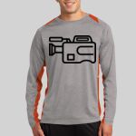 Long Sleeve Heather Colorblock Contender ™ Tee Thumbnail