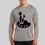 Long Sleeve Heather Colorblock Contender ™ Tee Thumbnail