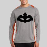 Long Sleeve Heather Colorblock Contender ™ Tee Thumbnail