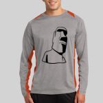 Long Sleeve Heather Colorblock Contender ™ Tee Thumbnail