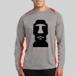 Long Sleeve Heather Colorblock Contender ™ Tee Thumbnail