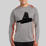 Long Sleeve Heather Colorblock Contender ™ Tee Thumbnail