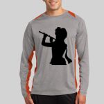 Long Sleeve Heather Colorblock Contender ™ Tee Thumbnail