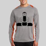 Long Sleeve Heather Colorblock Contender ™ Tee Thumbnail