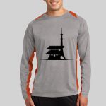 Long Sleeve Heather Colorblock Contender ™ Tee Thumbnail