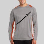 Long Sleeve Heather Colorblock Contender ™ Tee Thumbnail