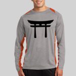 Long Sleeve Heather Colorblock Contender ™ Tee Thumbnail