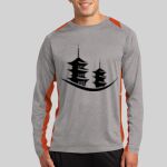 Long Sleeve Heather Colorblock Contender ™ Tee Thumbnail