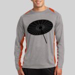 Long Sleeve Heather Colorblock Contender ™ Tee Thumbnail