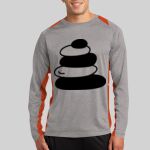 Long Sleeve Heather Colorblock Contender ™ Tee Thumbnail