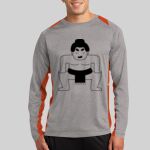 Long Sleeve Heather Colorblock Contender ™ Tee Thumbnail