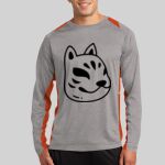 Long Sleeve Heather Colorblock Contender ™ Tee Thumbnail