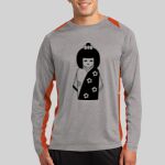 Long Sleeve Heather Colorblock Contender ™ Tee Thumbnail