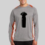 Long Sleeve Heather Colorblock Contender ™ Tee Thumbnail