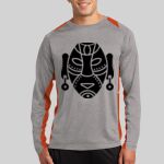 Long Sleeve Heather Colorblock Contender ™ Tee Thumbnail