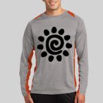 Long Sleeve Heather Colorblock Contender ™ Tee Thumbnail