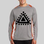 Long Sleeve Heather Colorblock Contender ™ Tee Thumbnail