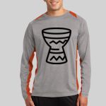Long Sleeve Heather Colorblock Contender ™ Tee Thumbnail