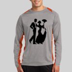 Long Sleeve Heather Colorblock Contender ™ Tee Thumbnail