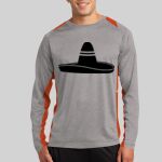 Long Sleeve Heather Colorblock Contender ™ Tee Thumbnail