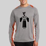 Long Sleeve Heather Colorblock Contender ™ Tee Thumbnail