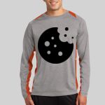 Long Sleeve Heather Colorblock Contender ™ Tee Thumbnail