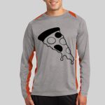 Long Sleeve Heather Colorblock Contender ™ Tee Thumbnail