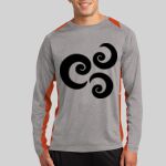 Long Sleeve Heather Colorblock Contender ™ Tee Thumbnail