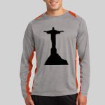 Long Sleeve Heather Colorblock Contender ™ Tee Thumbnail